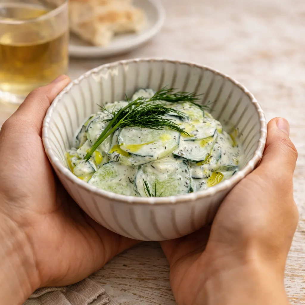 Yoghurt, Cucumber & Herb Dip