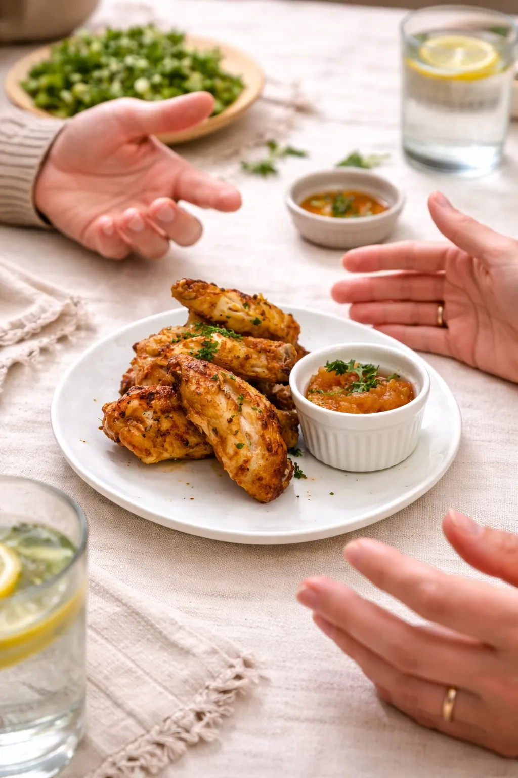 Charcoal-Fired Chicken Wings