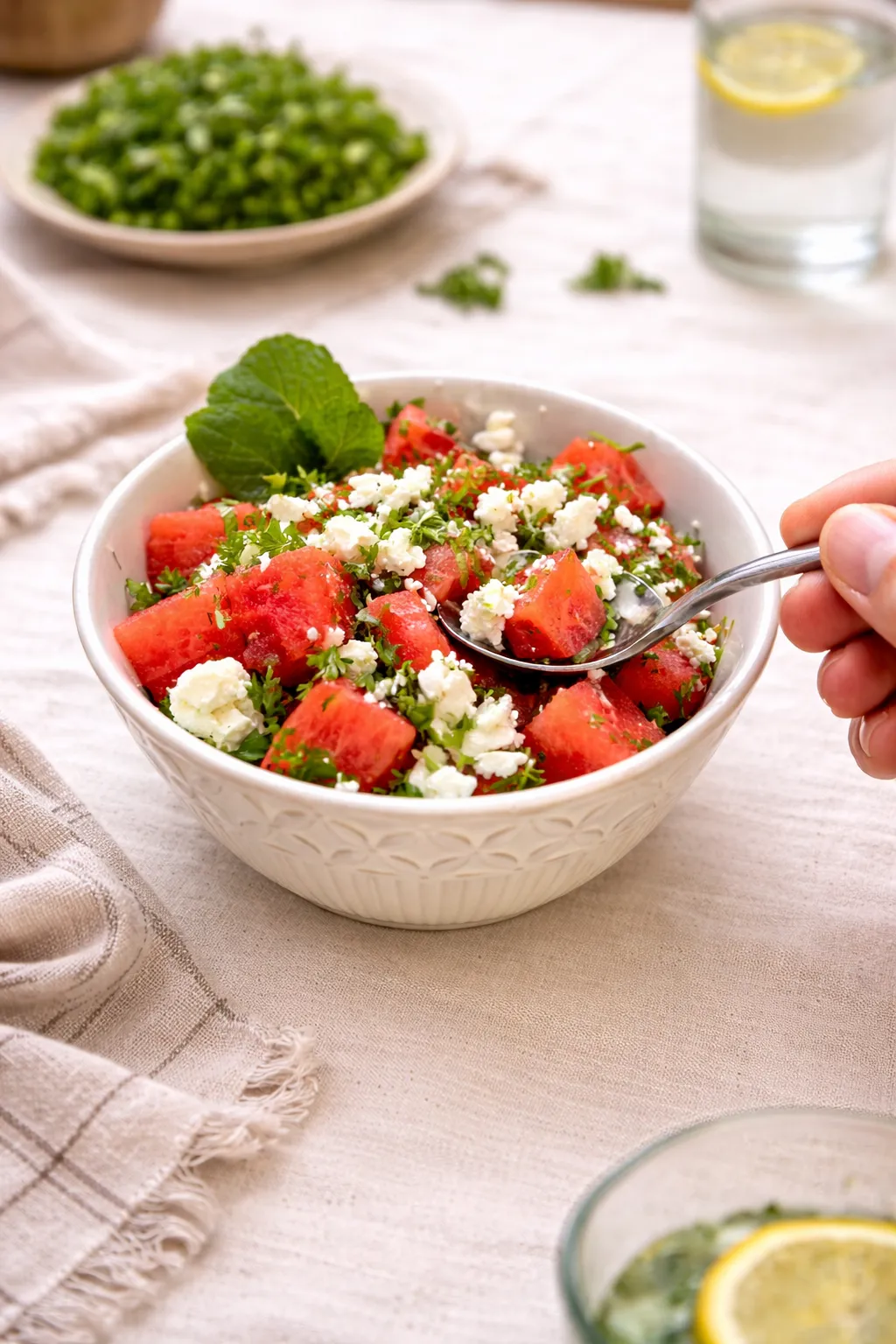 Watermelon & Feta Salad
