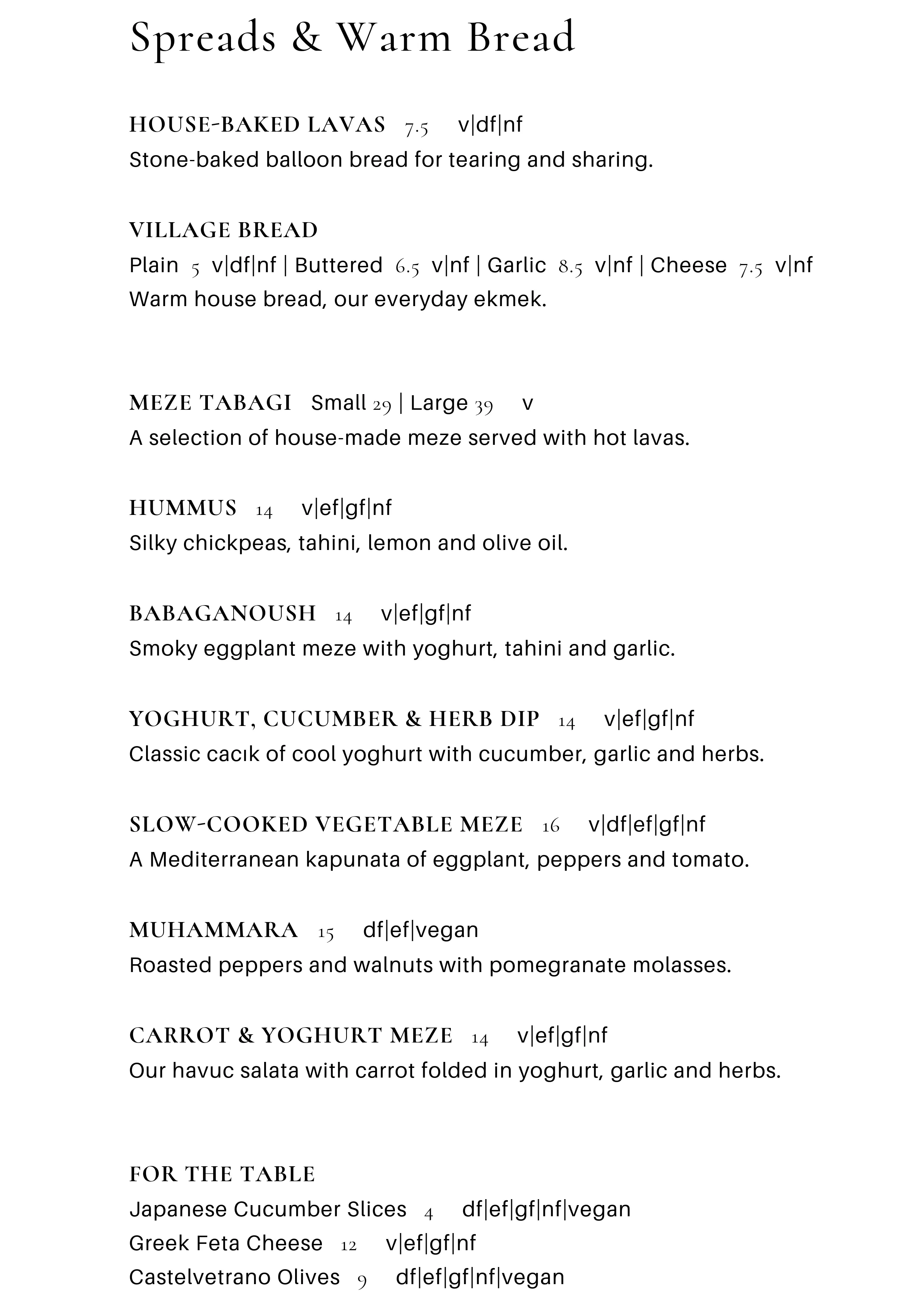 Alaturka Menu Page 2