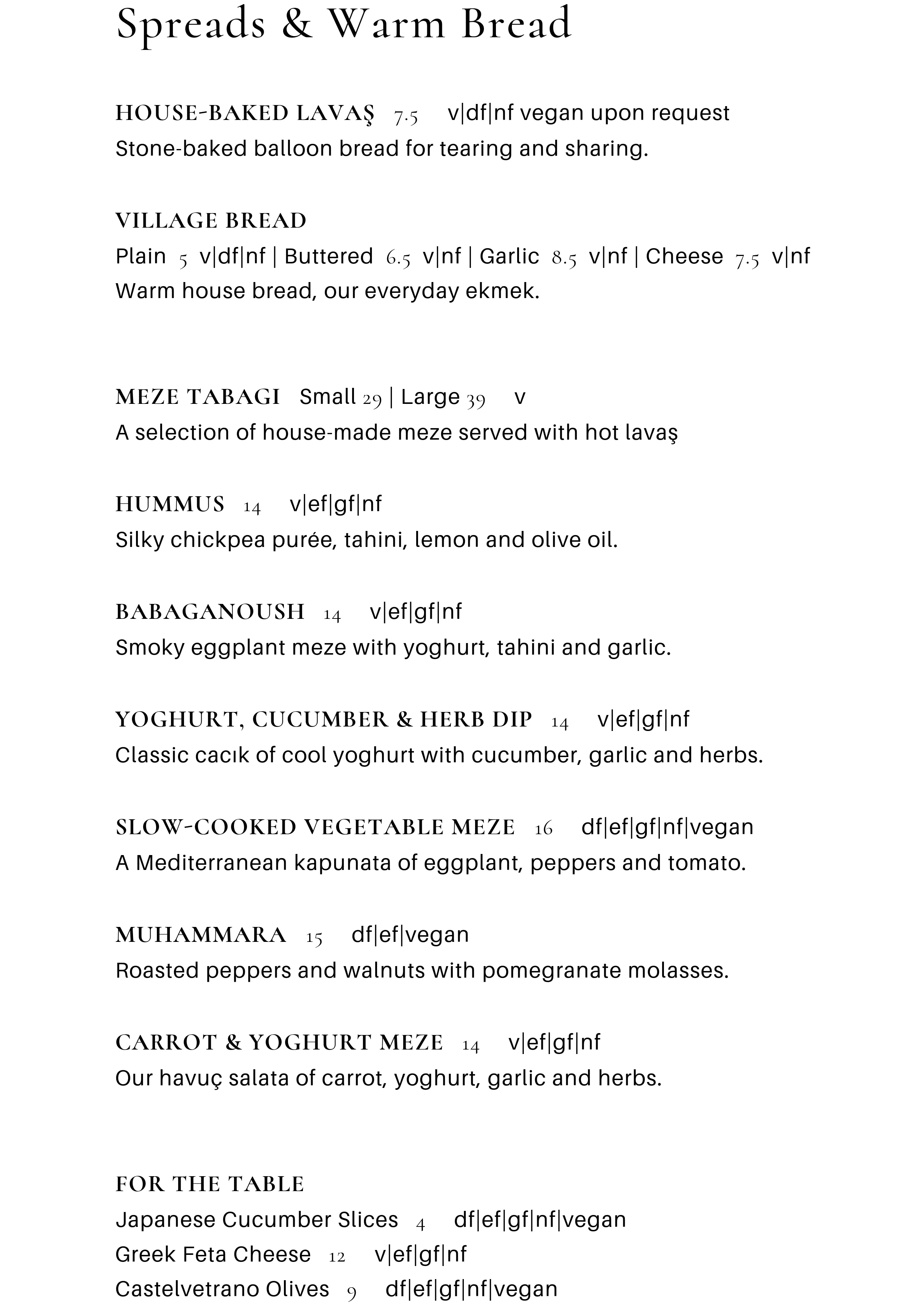 Alaturka Menu Page 2