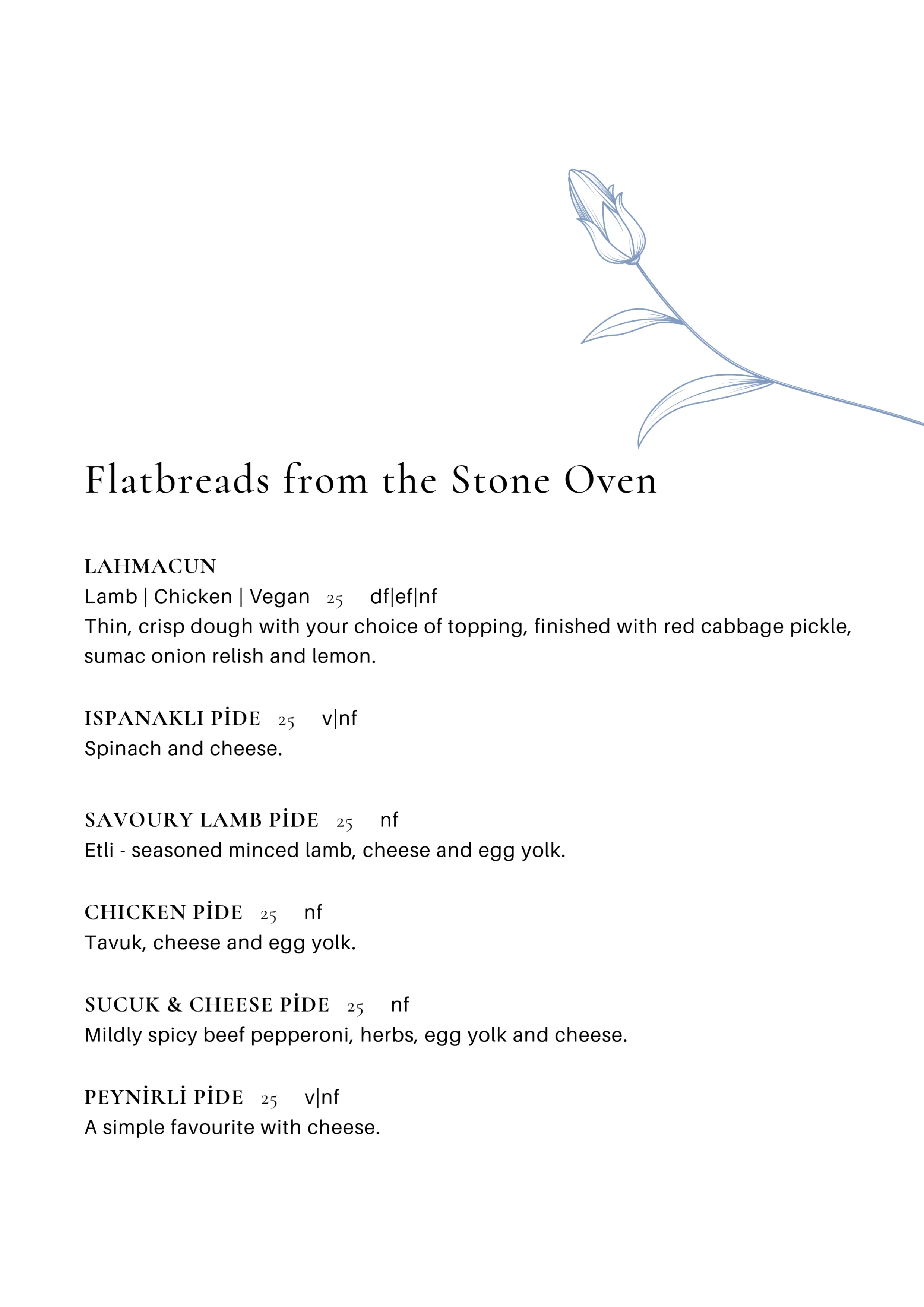 Alaturka Menu Page 4