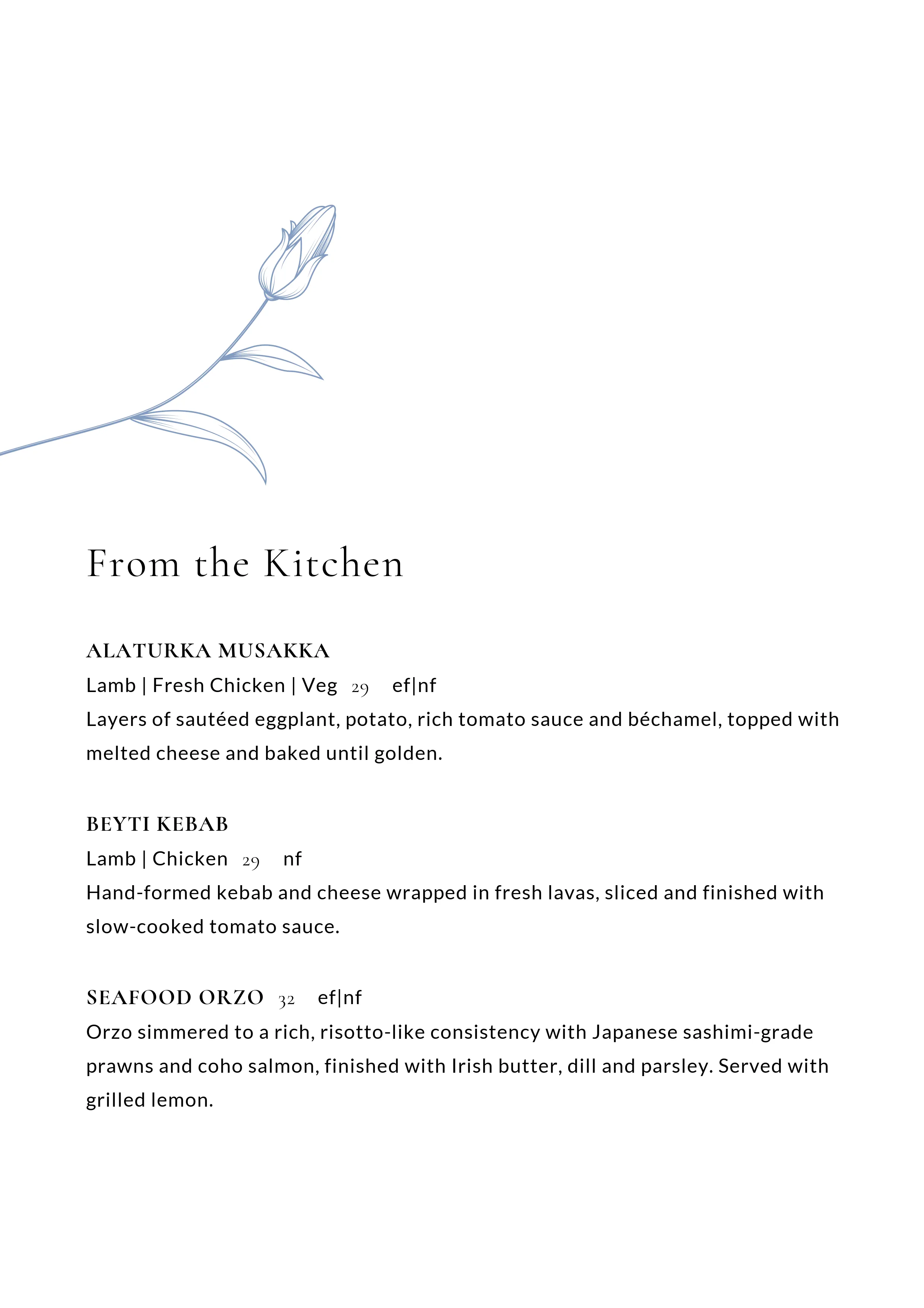 Alaturka Menu Page 7
